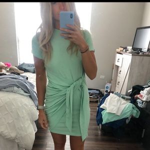 Tshirt wrap dress